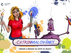 CATRIN colouring book cover – Herman and Begonia